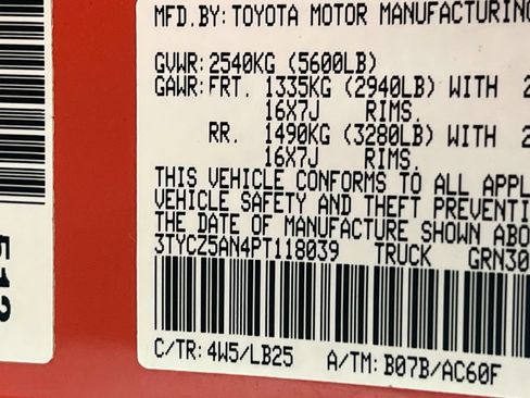 Certified 2023 Toyota Tacoma TRD Pro AWD/4WD image 27