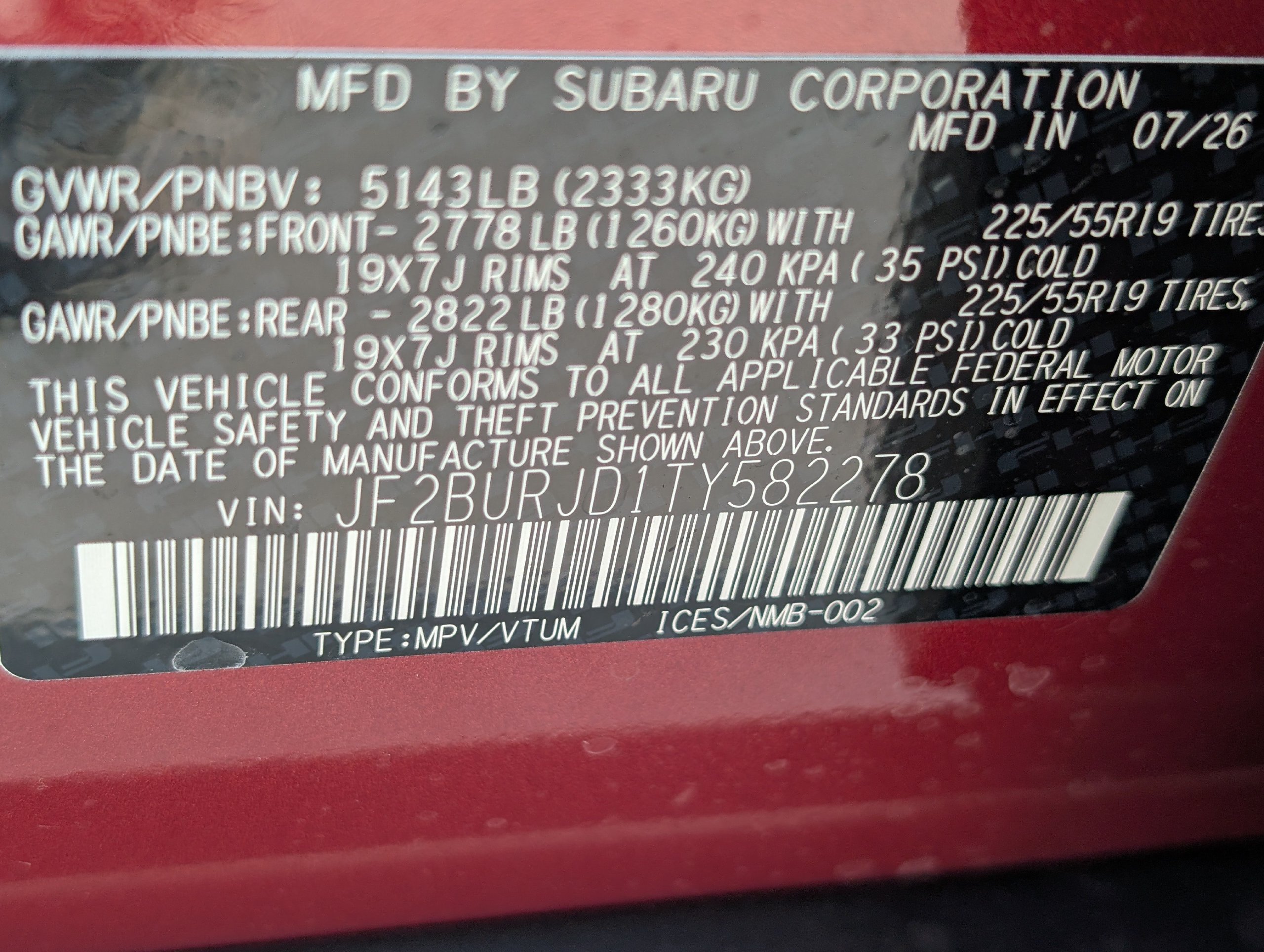 New 2026 Subaru Outback Touring XT AWD/4WD image 21