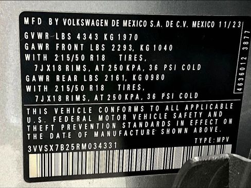 Used 2024 Volkswagen Taos SE image 42