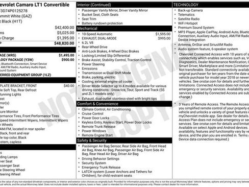 Used 2023 Chevrolet Camaro LT w/ RS Package RWD image 3