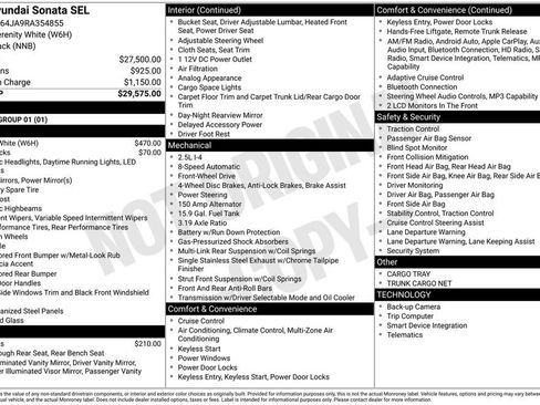 Used 2024 Hyundai Sonata SEL FWD image 36