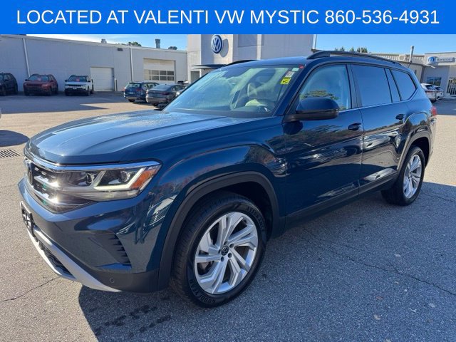 Certified 2021 Volkswagen Atlas SE w/ Panoramic Sunroof Package AWD/4WD image 1