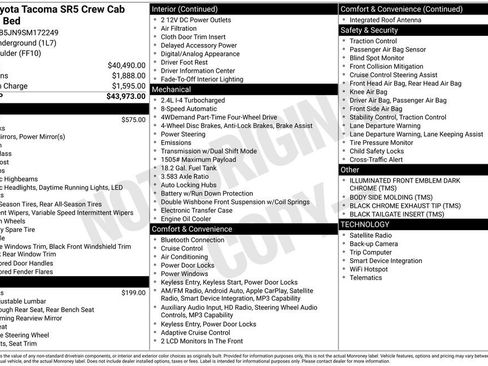 Certified 2025 Toyota Tacoma SR5 image 24