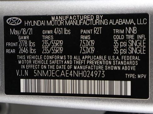 Certified 2022 Hyundai Tucson Limited AWD/4WD image 54