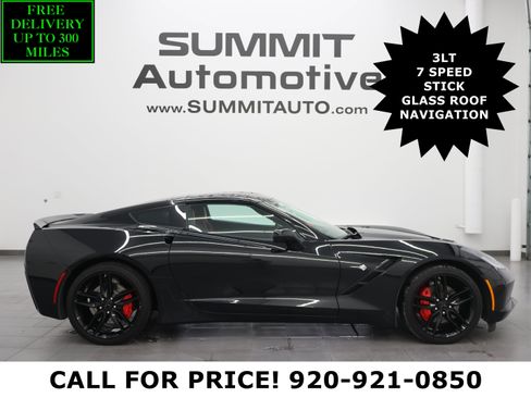Used 2015 Chevrolet Corvette Stingray Coupe w/ 3LT Preferred Equipment Group RWD image 1
