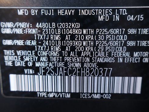 Used 2015 Subaru Forester 2.5i Premium AWD/4WD image 46