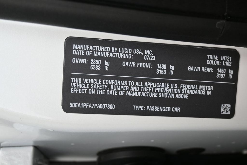 Used 2023 Lucid Air Pure AWD/4WD image 8