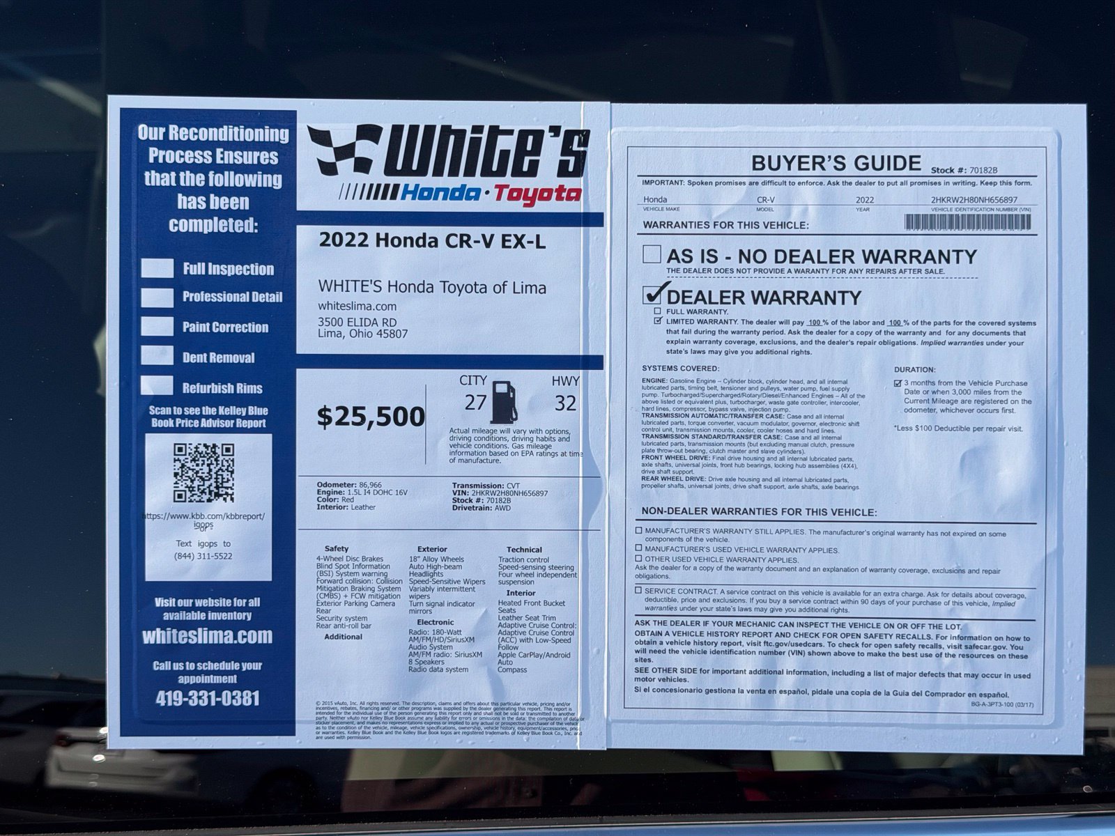 Used 2022 Honda CR-V EX-L image 33