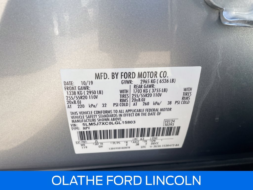 Certified 2020 Lincoln Aviator Reserve w/ Equipment Group 201A AWD/4WD image 16