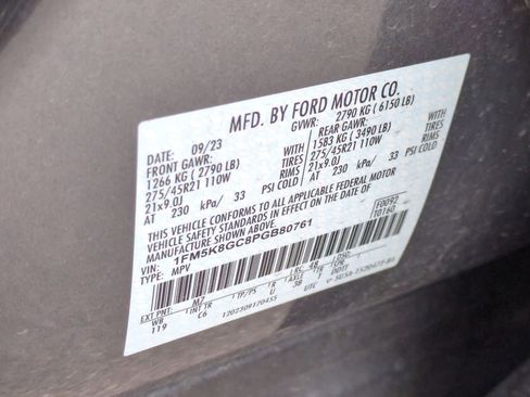 Used 2023 Ford Explorer ST w/ Equipment Group 401A AWD/4WD image 39