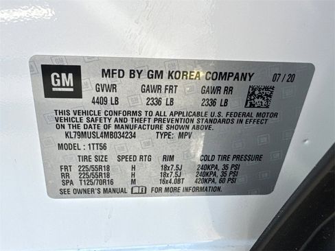 Used 2021 Chevrolet TrailBlazer RS w/ Technology Package image 26