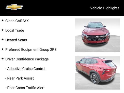 Used 2024 Chevrolet Trax RS w/ Driver Confidence Package FWD image 13