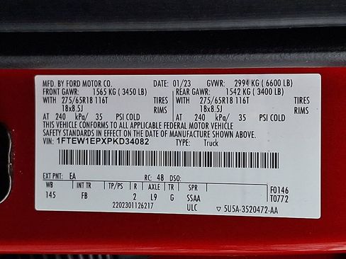 Certified 2023 Ford F150 XLT w/ Equipment Group 302A High image 28