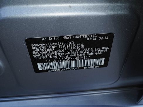 Used 2015 Subaru WRX STI Limited AWD/4WD image 34