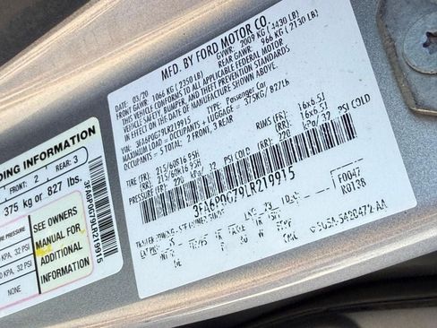 Used 2020 Ford Fusion S FWD image 24