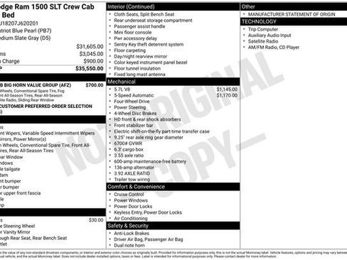 Used 2007 Dodge Ram 1500 Truck SLT w/ Quad Cab Big Horn Value Group image 15
