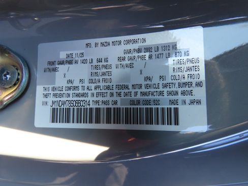 New 2025 MAZDA MX-5 Miata RF Grand Touring w/ Appearance Package image 37