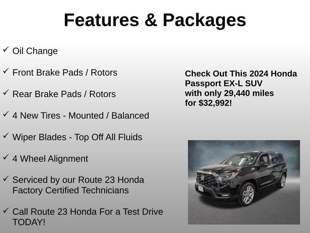 Certified 2024 Honda Passport EX-L image 4