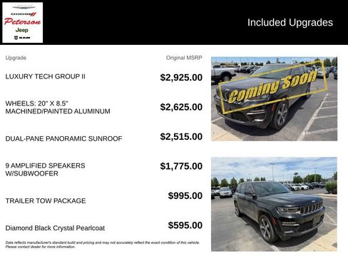 Certified 2025 Jeep Grand Cherokee Limited w/ Luxury Tech Group II AWD/4WD image 10
