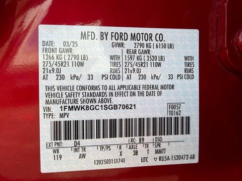 Used 2025 Ford Explorer ST w/ Sun And Sound Package AWD/4WD image 51