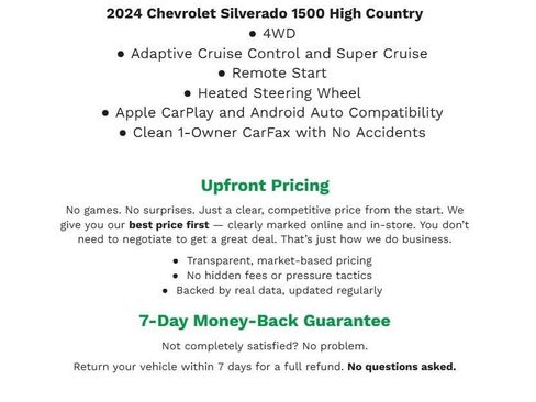 Used 2024 Chevrolet Silverado 1500 High Country image 2