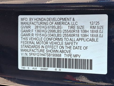 New 2025 Honda Pilot EX-L image 17