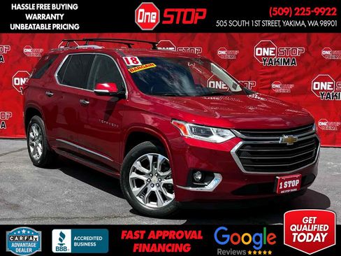 Used 2018 Chevrolet Traverse Premier w/ LPO, 'HIT The Road' Package AWD/4WD image 1