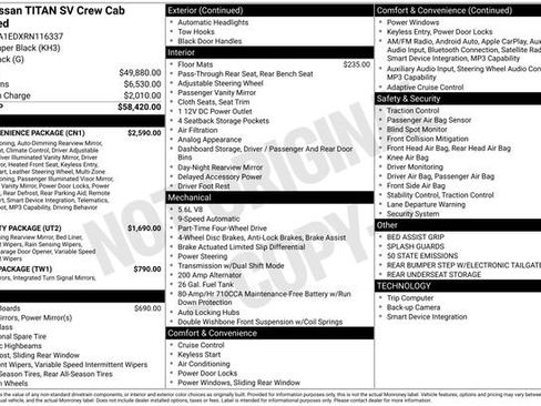 Certified 2024 Nissan Titan SV w/ SV Convenience Package image 28
