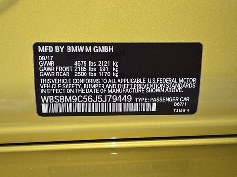 Used 2018 BMW M3 RWD image 37