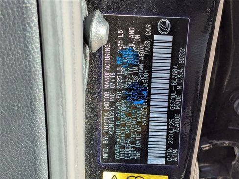 Used 2019 Lexus ES 350 F Sport image 13