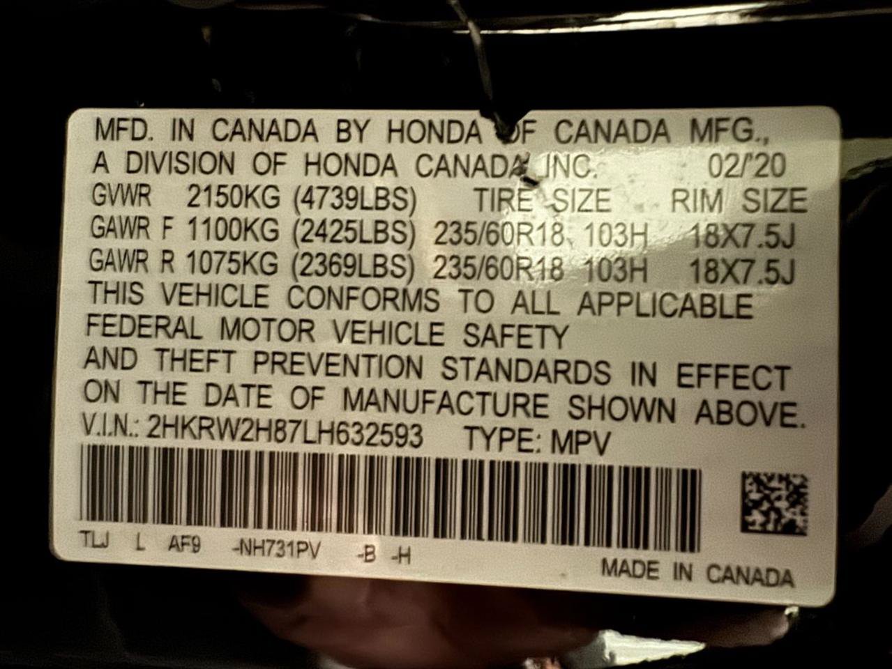 Used 2020 Honda CR-V EX-L image 24