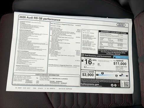 New 2026 Audi RS Q8 performance image 13