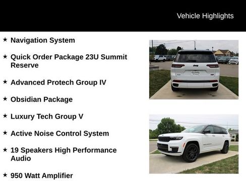 Used 2025 Jeep Grand Cherokee L Summit AWD/4WD image 4