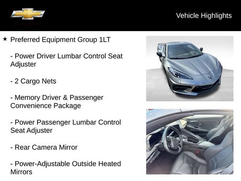 Used 2023 Chevrolet Corvette Stingray Preferred Cpe w/ Z51 Performance Package RWD image 10