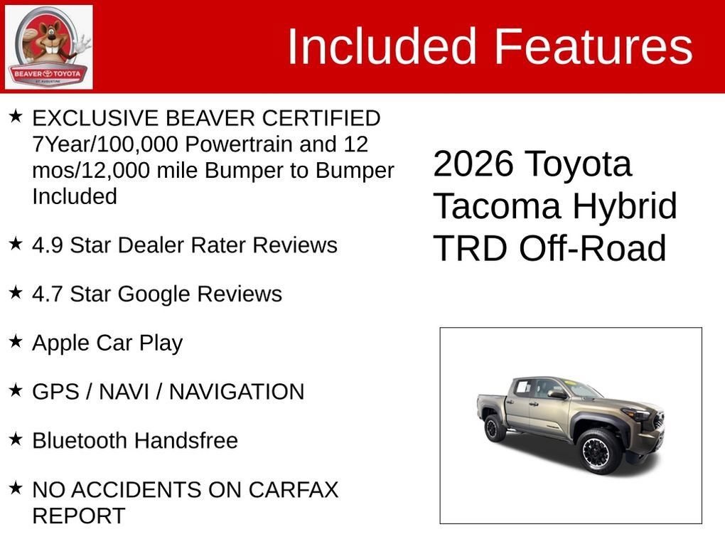 Used 2026 Toyota Tacoma TRD Off-Road AWD/4WD image 4