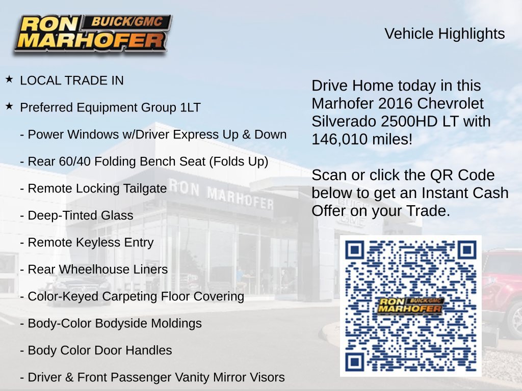 Used 2016 Chevrolet Silverado 2500 LT w/ Z71 Package, Off-Road AWD/4WD image 15