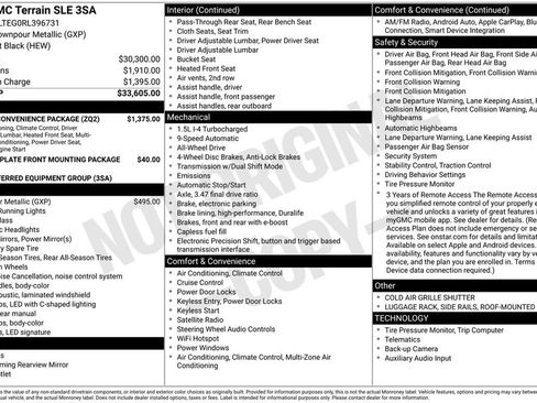 Used 2024 GMC Terrain SLE w/ Driver Convenience Package AWD/4WD image 4