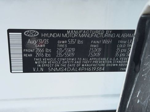 Used 2023 Hyundai Santa Fe Limited w/ Cargo Package AWD/4WD image 30