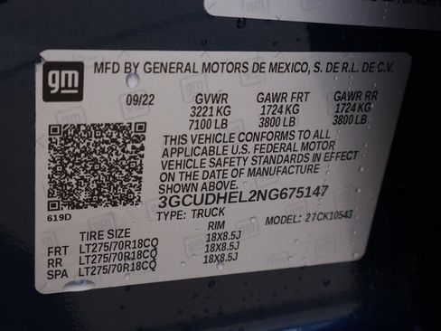 Certified 2022 Chevrolet Silverado 1500 ZR2 w/ Technology Package AWD/4WD image 48