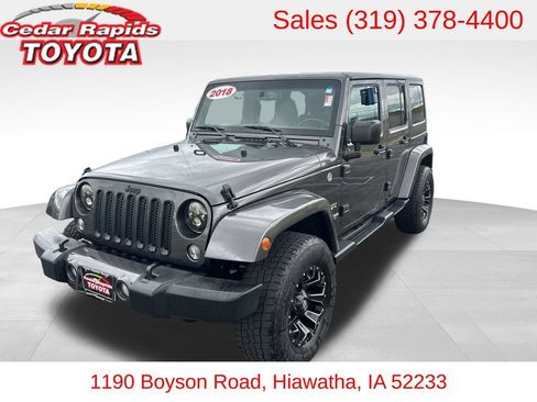 Used 2018 Jeep Wrangler Unlimited Sahara AWD/4WD image 1