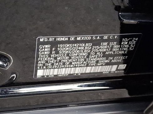 Certified 2025 Honda HR-V LX image 28
