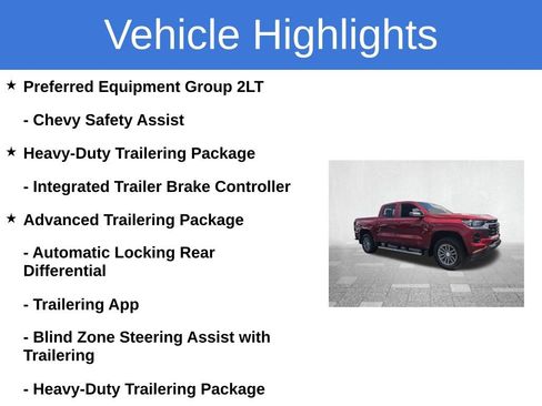 Certified 2026 Chevrolet Colorado LT w/ Advanced Trailering Package RWD image 4