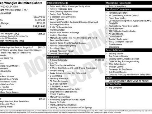 Used 2016 Jeep Wrangler Unlimited Sahara w/ Connectivity Group image 3