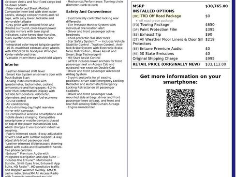 Used 2016 Toyota Tacoma TRD Off-Road w/ Towing Package image 7