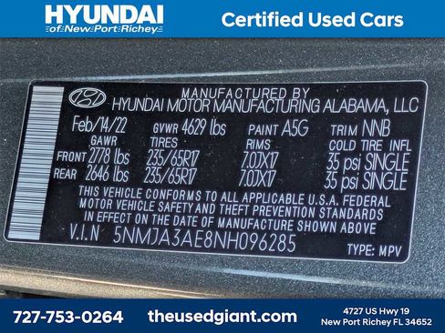 Certified 2022 Hyundai Tucson SE image 29