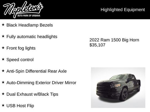 Used 2022 RAM 1500 Big Horn image 10