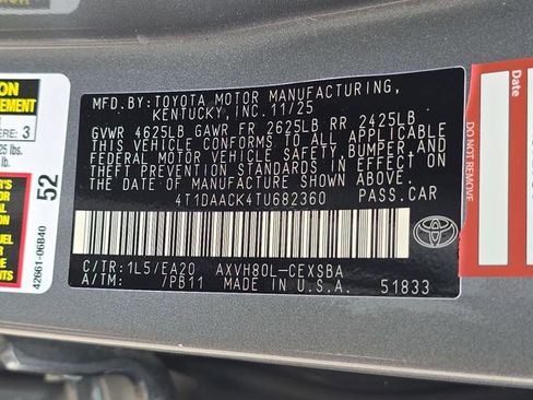 Used 2026 Toyota Camry SE w/ Convenience Package image 36