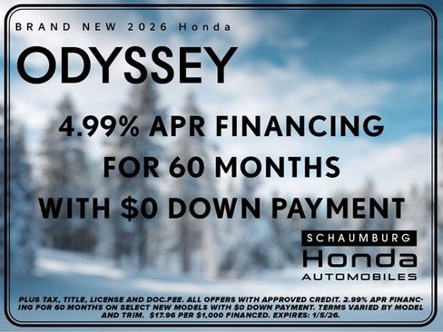 New 2026 Honda Odyssey EX-L image 4