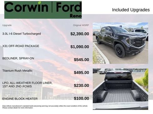 Used 2024 GMC Sierra 1500 Elevation w/ X31 Off-Road Package AWD/4WD image 3