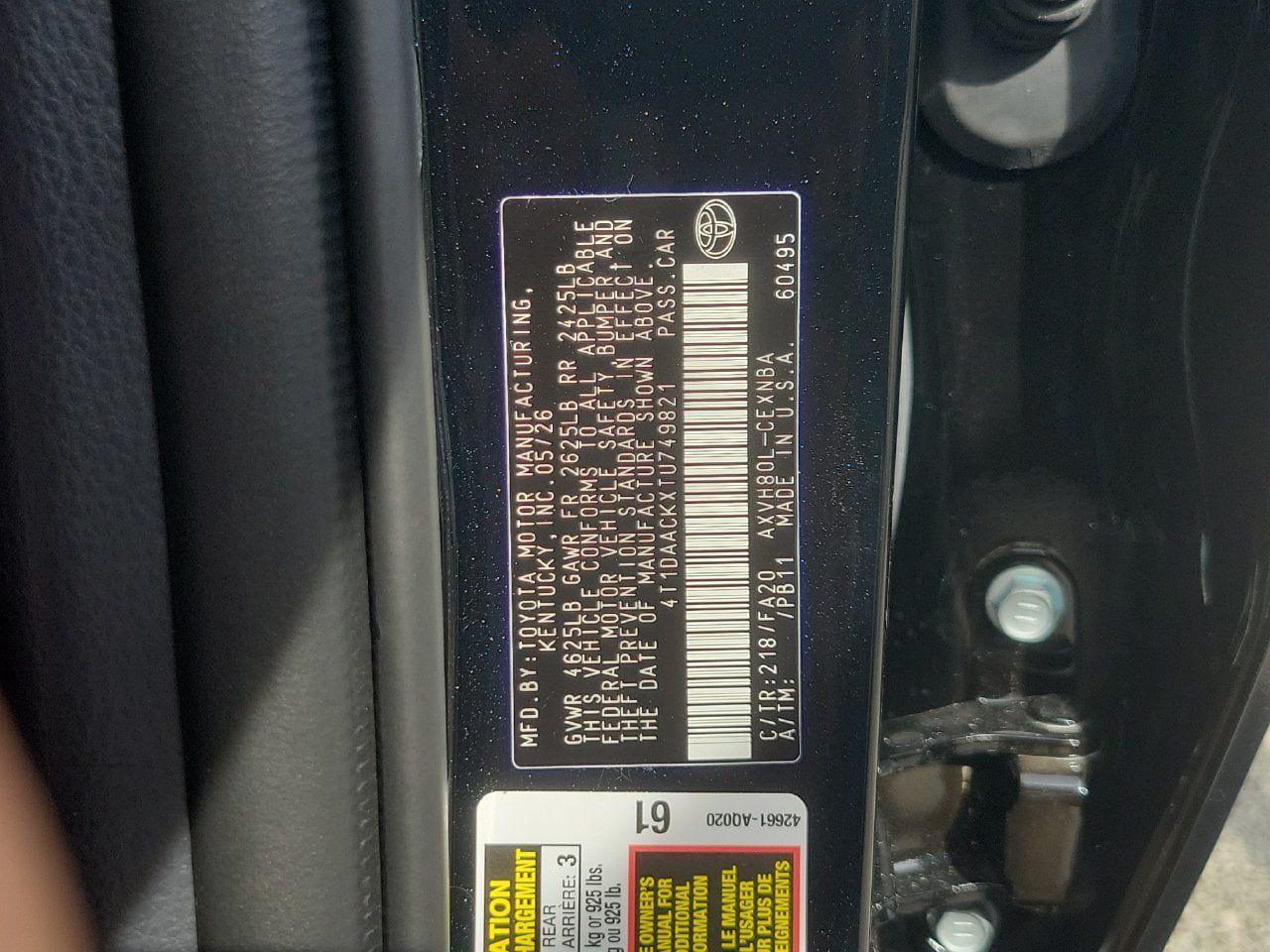 Used 2026 Toyota Camry LE FWD image 34